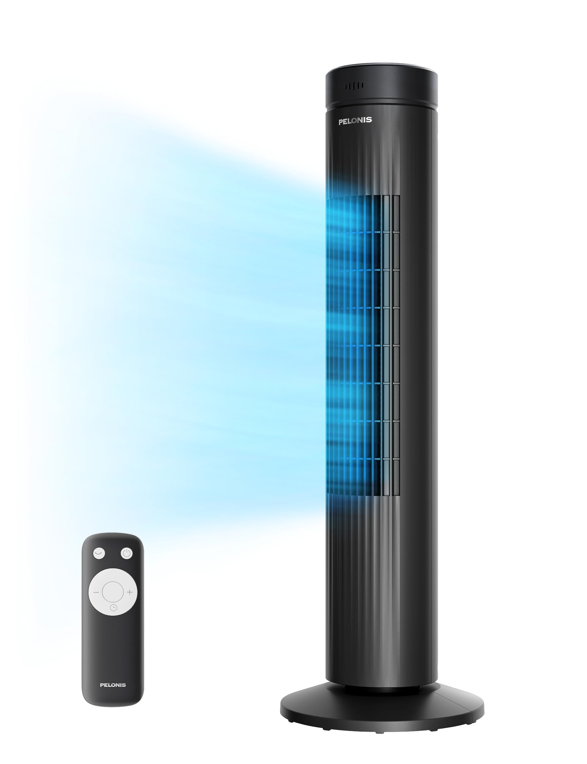Foto 1 | Ventilador De Torre Pelonis De 30 Pulgadas, 3 Velocidades, 37 Db Con Control Remoto - Venta Internacional.