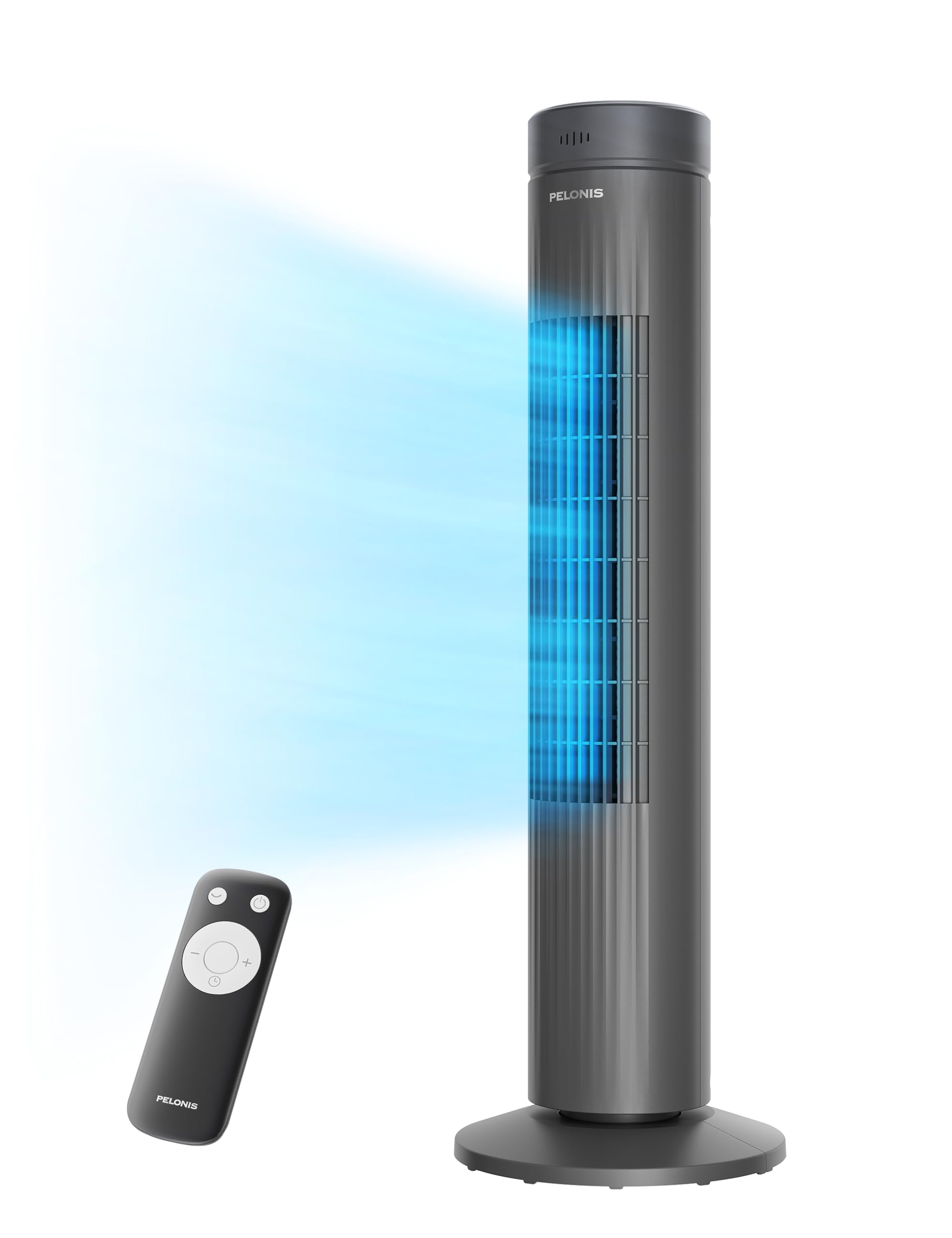 Foto 1 | Ventilador De Torre Pelonis De 30 Pulgadas, 3 Velocidades, 37 Db Con Control Remoto - Venta Internacional.