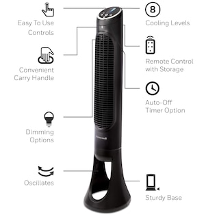 Foto 7 | Ventilador Tipo Torre Honeywell Quietset Hyf290b Para Toda Habitación, Color Negro - Venta Internacional.