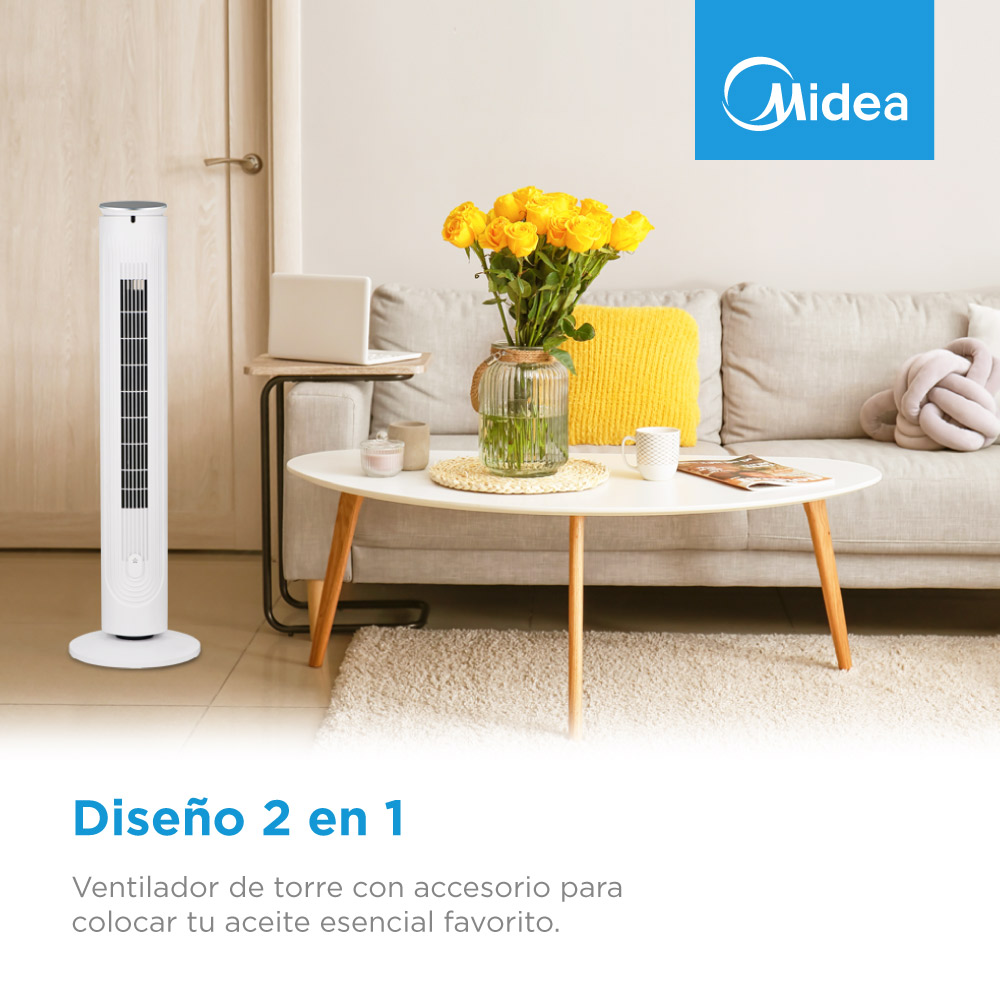 Foto 6 pulgar | Ventilador Midea De Torre - Cool Essence