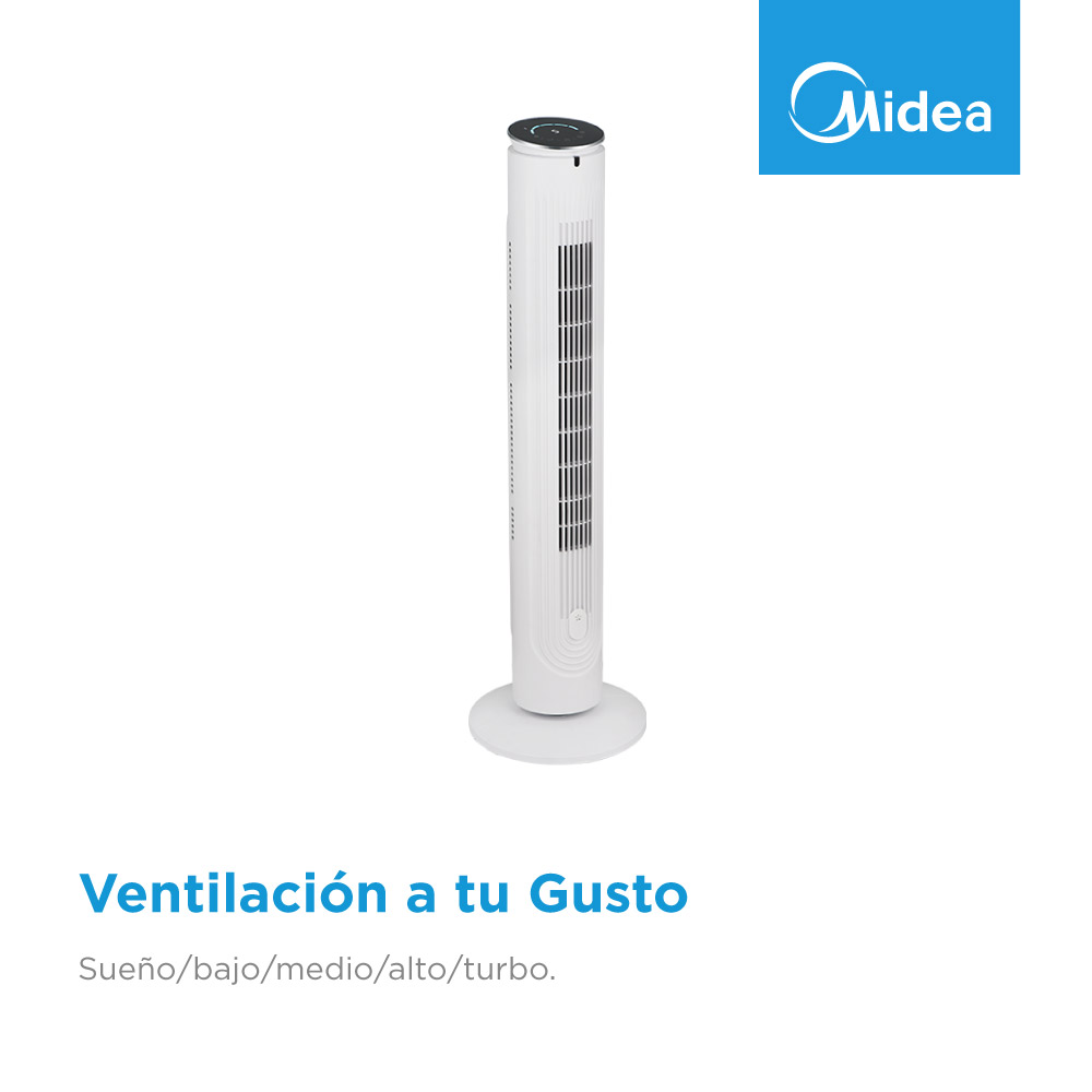 Foto 7 pulgar | Ventilador Midea De Torre - Cool Essence