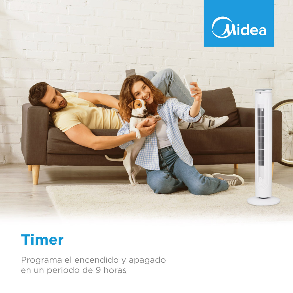 Foto 8 pulgar | Ventilador Midea De Torre - Cool Essence