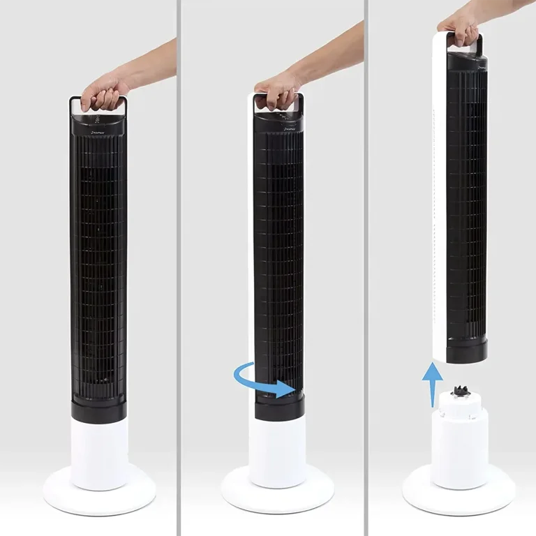 Foto 4 | Aspen Ventilador De Torre 40'' Oscilante Con 3 Velocidades Y Luz Led - A40