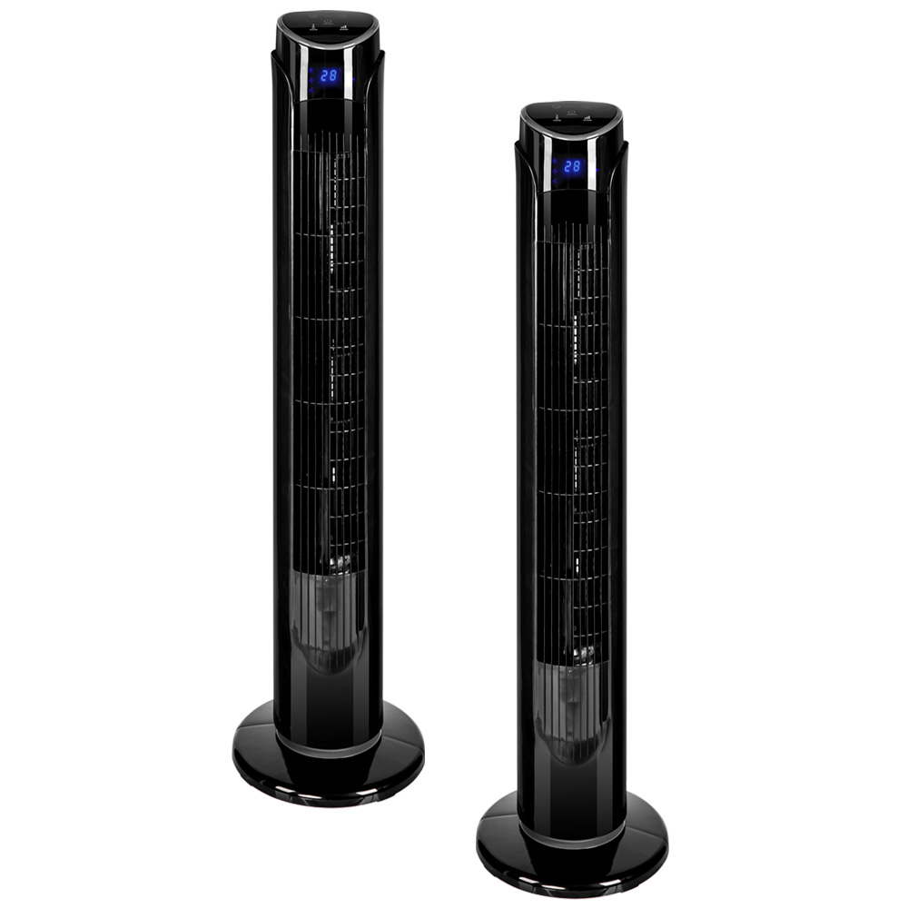 Foto 3 pulgar | Ventiladores de Torre Blue Fan de 2 Piezas