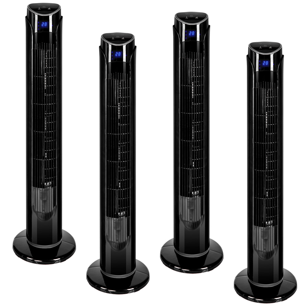 Foto 3 pulgar | Ventiladores de Torre Blue Fan de 4 Piezas