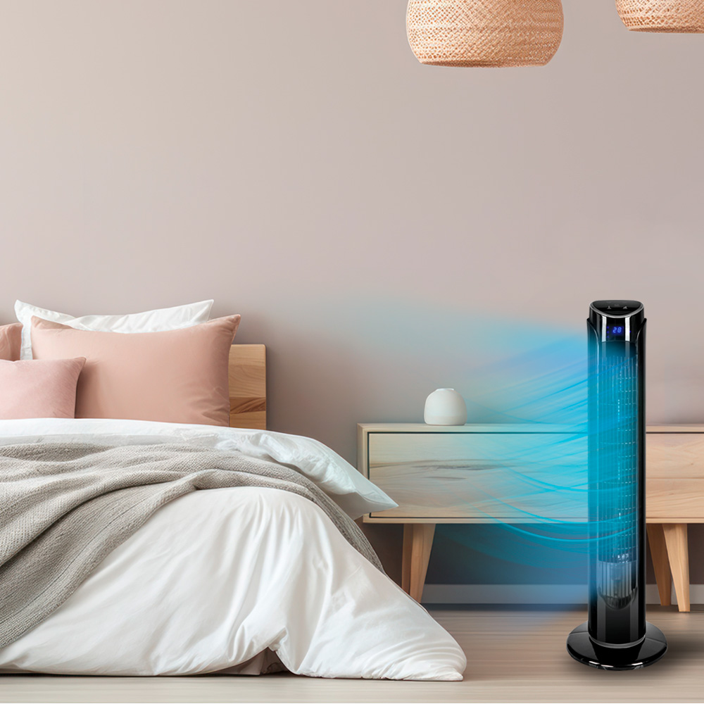 Foto 4 pulgar | Ventiladores de Torre Blue Fan de 4 Piezas