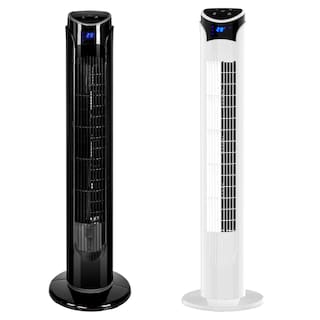 Foto 1 | Combo 4 Ventiladores de Torre Blue Fan De 33 Pulgadas 3 Velocidades Wifi Negro / Blanco