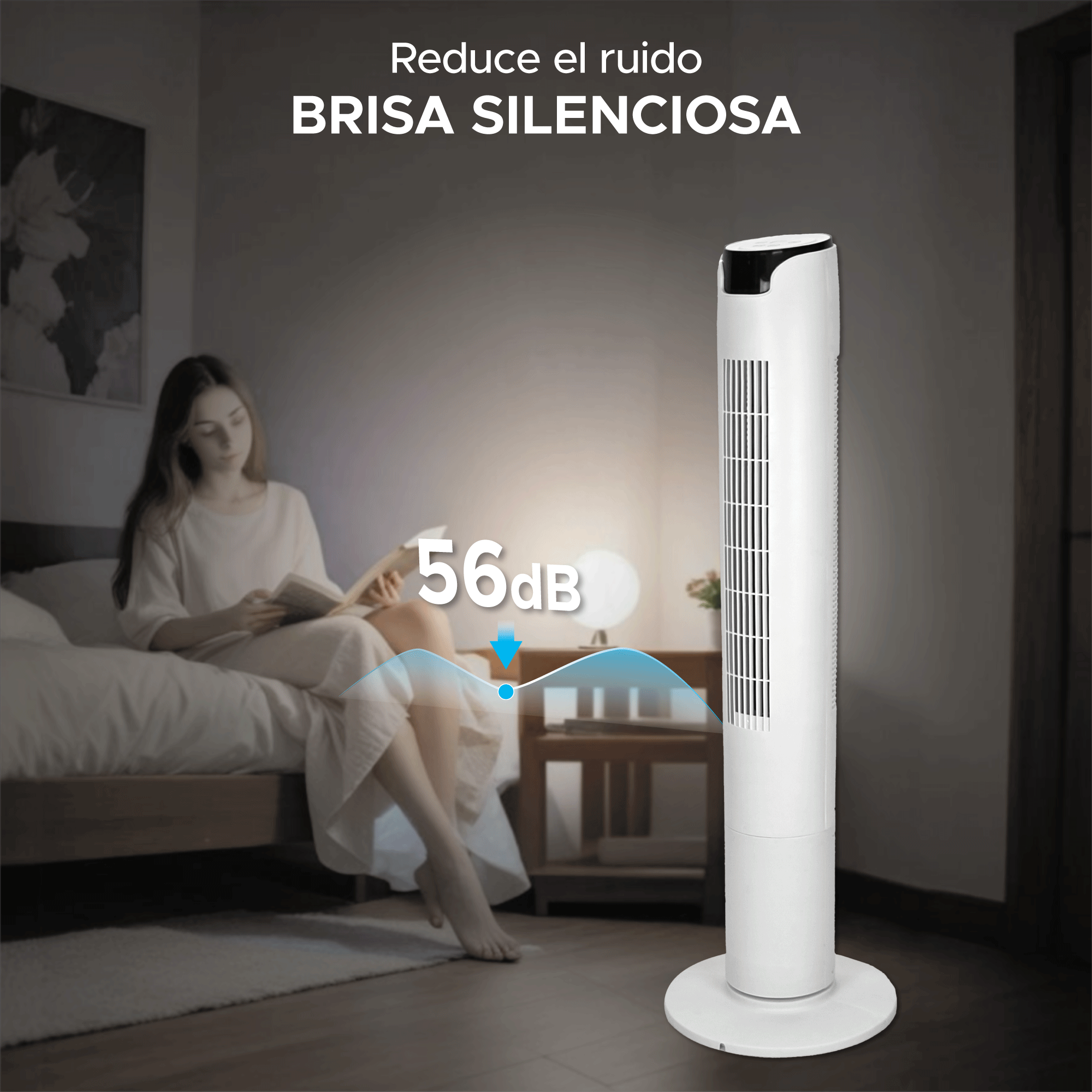 Foto 7 pulgar | Abanico De Torre 46'' Sky Care En Color Blanco – Frescura Y Estilo En Un Solo Equipo