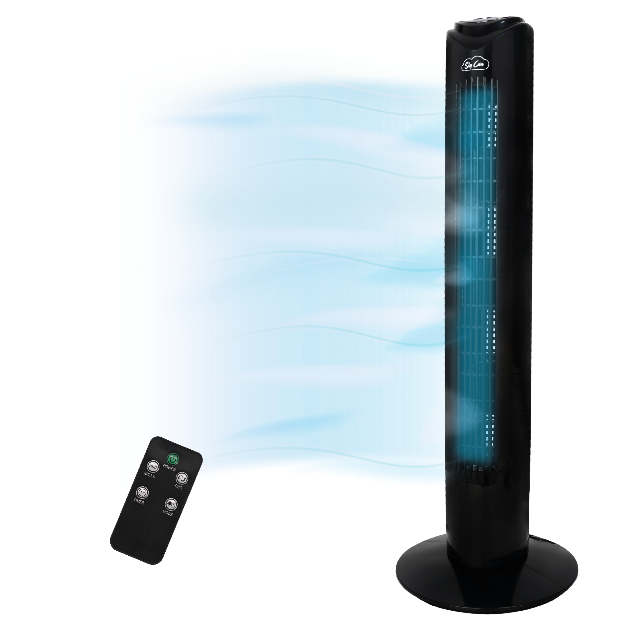 Ventilador de Torre 32 Pulgadas Sky Care Negro