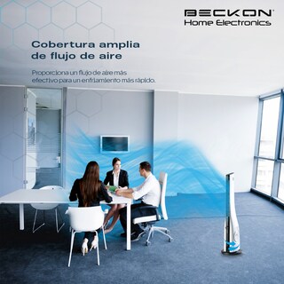 Foto 5 | Ventilador De Torre Sin Aspas Bladeless Bv-9y Blanco Ultra Silencioso Con Oscilación 90cm De Alto Beckon