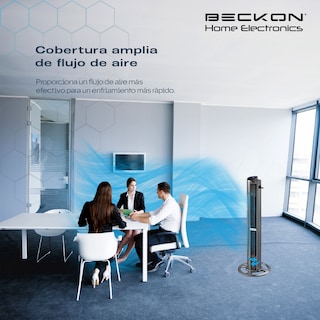 Foto 8 | Ventilador de Torre Beckon Turbo Power 6 Vel 102 cm de Alto + Control Remoto + Oscilación + Modos de Uso + Temporizador
