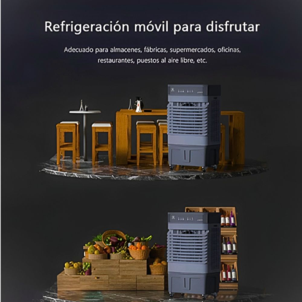 Foto 7 pulgar | Cooler Portátil CM-TOP Enfriador de Aire Evaporativo Ventilador Frío Grande
