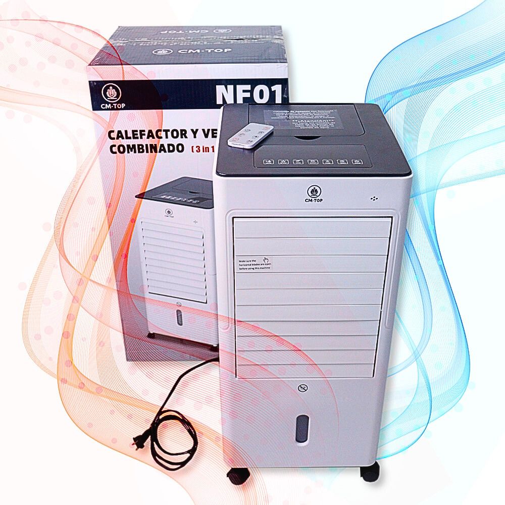 Foto 2 | Calefactor Eléctrico y Enfriador De Aire Ventilador 4 En 1