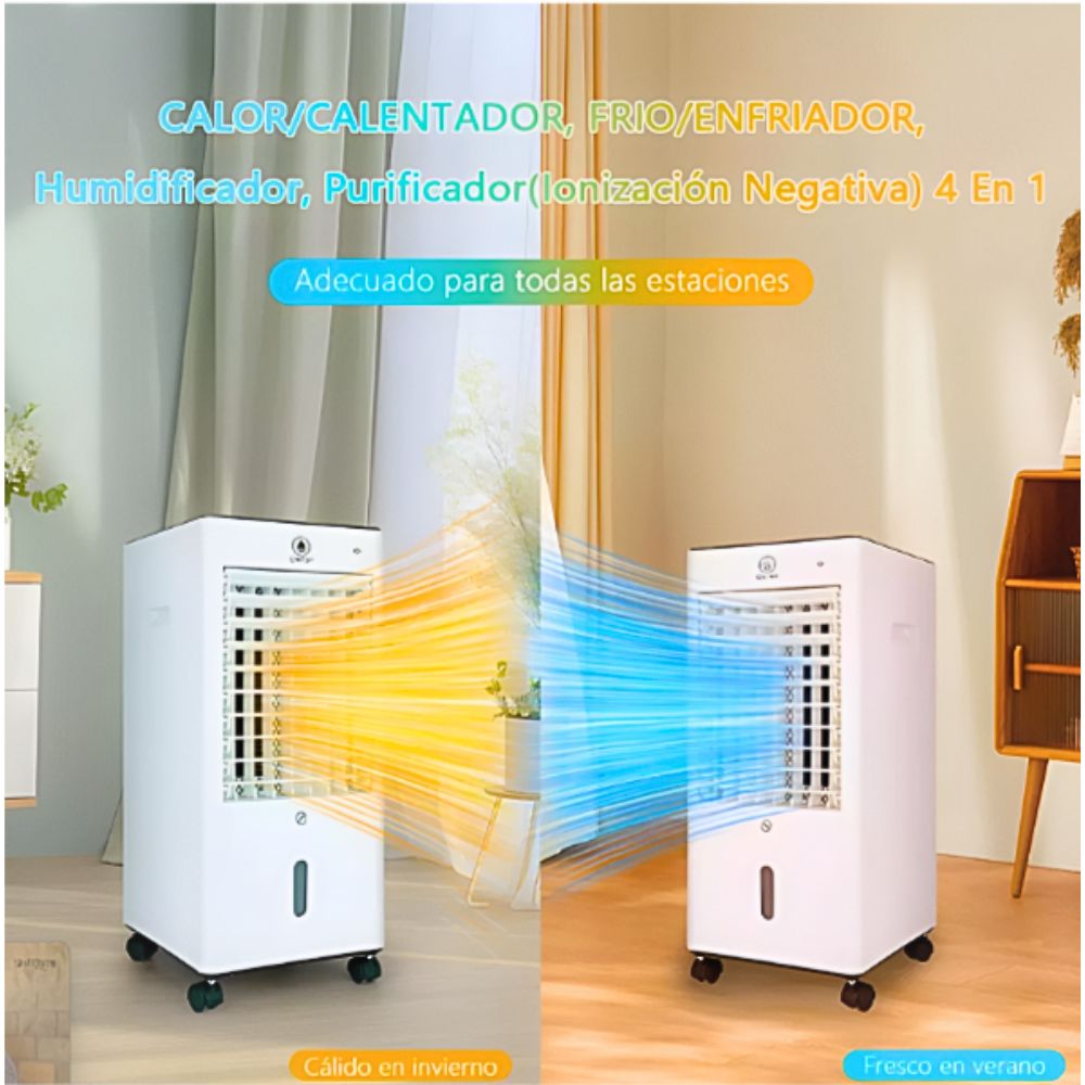 Foto 4 pulgar | Calefactor Eléctrico y Enfriador De Aire Ventilador 4 En 1