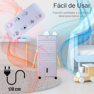 Foto 5 | Calefactor Eléctrico y Enfriador De Aire Ventilador 4 En 1