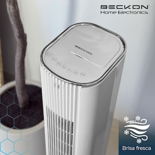 Foto 6 | Ventilador De Torre Brisa Fresca Beckon 2 En 1 De 106cm De Alto +control Remoto +oscilación +modos De Uso +temporizador