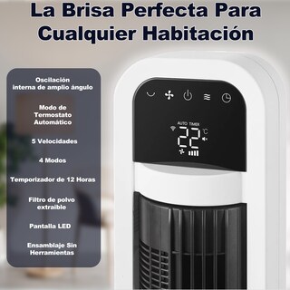Foto 4 | Ventilador de Torre Omnibreeze 4 Velocidades Smart Wifi