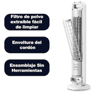 Foto 5 | Ventilador de Torre Omnibreeze 4 Velocidades Smart Wifi