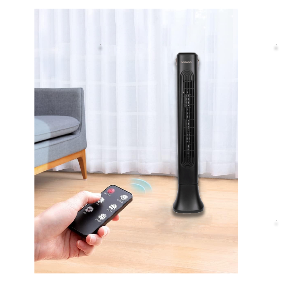 Foto 6 pulgar | Ventilador Torre Daewoo Dft-22ar 36” 3 Velocidades 5 Vatios