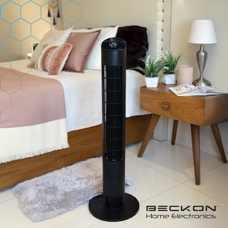 Foto 4 | Ventilador De Torre Beckon Turbo Power De 102 Cm De Alto 3 Velocidades +control Remoto +oscilación Temporizador