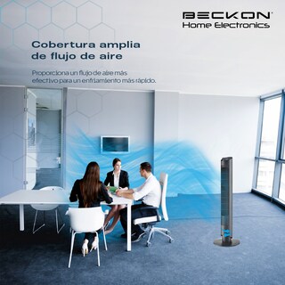 Foto 7 | Ventilador De Torre Beckon Turbo Power De 102 Cm De Alto 3 Velocidades +control Remoto +oscilación Temporizador