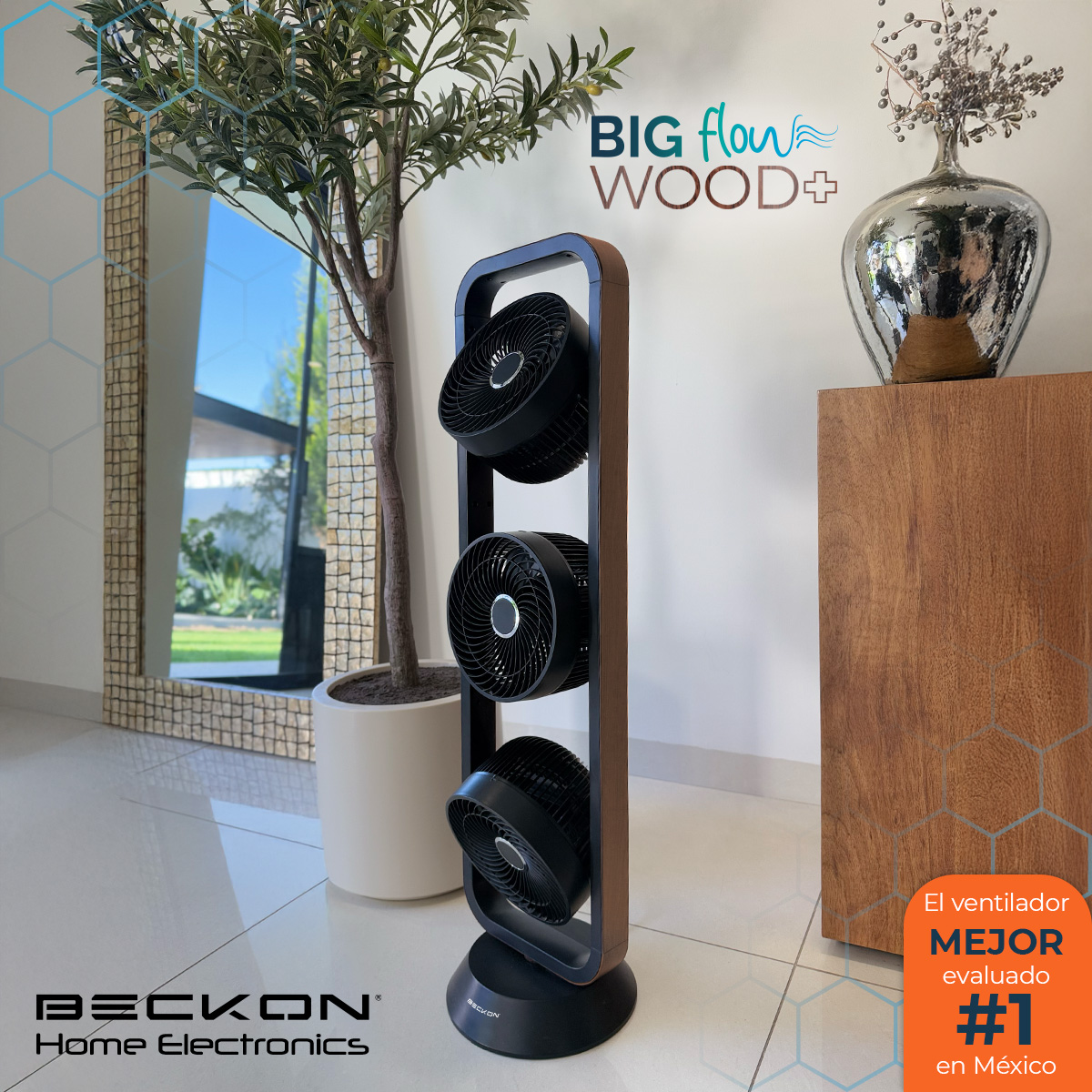 Foto 4 pulgar | Ventilador de Torren Beckon Turbo Circulador 100 cm