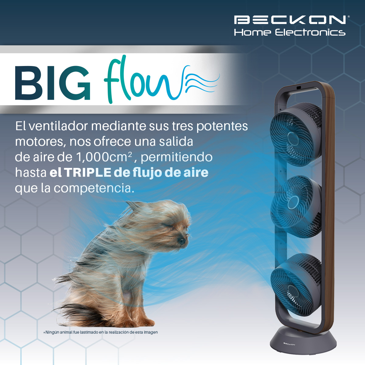 Foto 7 pulgar | Ventilador de Torren Beckon Turbo Circulador 100 cm