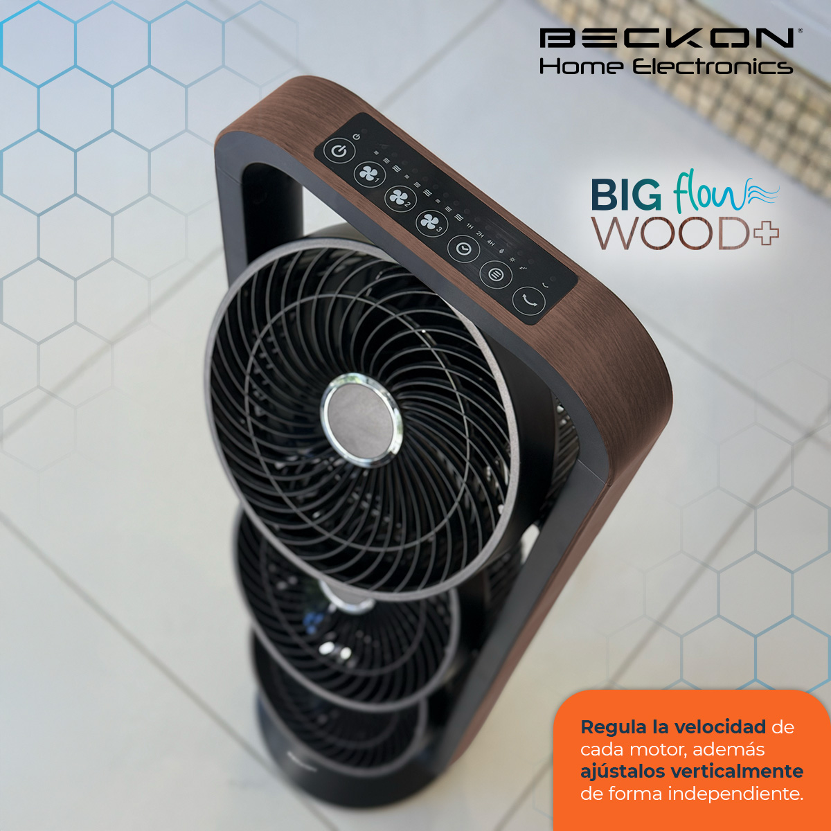 Foto 8 pulgar | Ventilador de Torren Beckon Turbo Circulador 100 cm