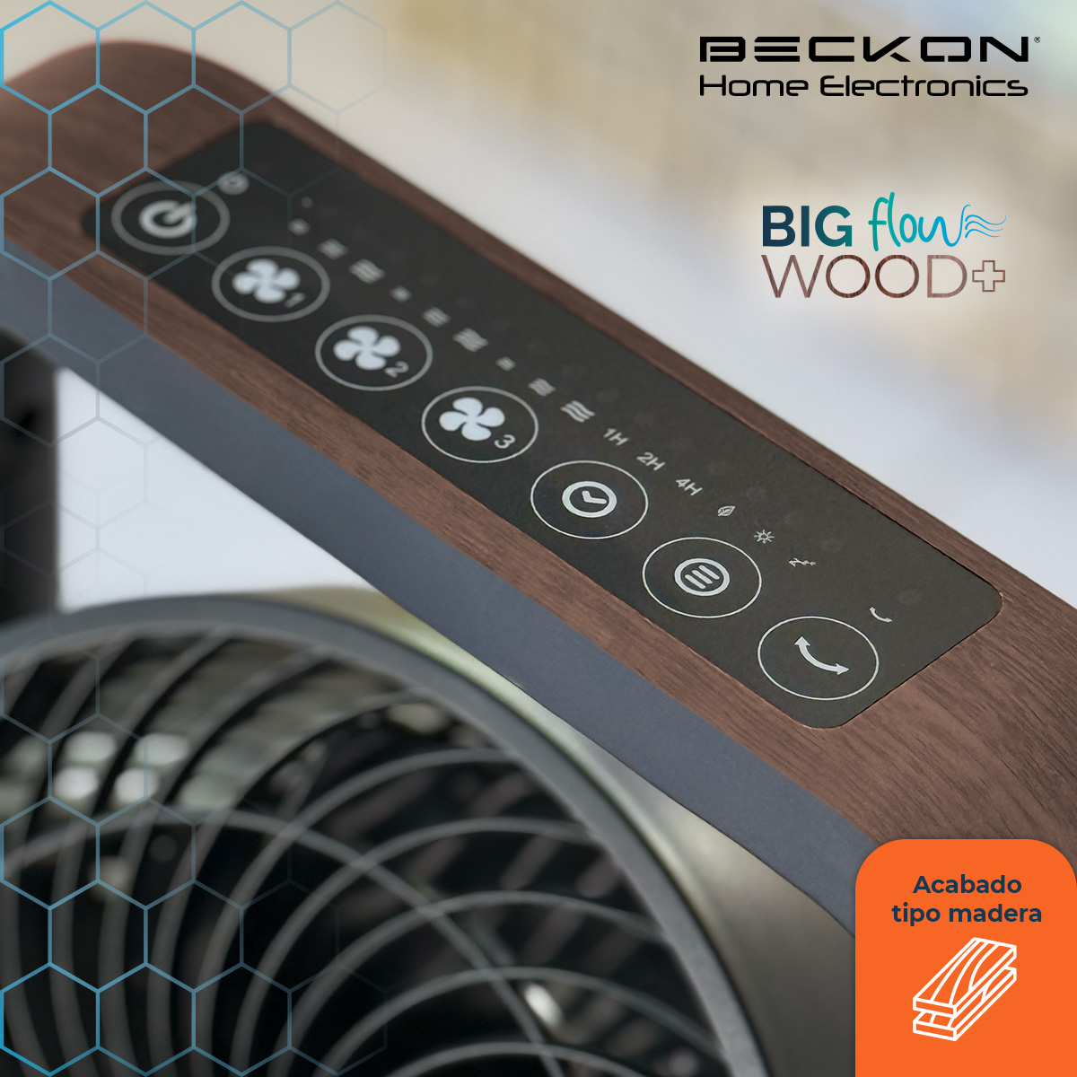 Foto 8 | Ventilador de Torren Beckon Turbo Circulador 100 cm