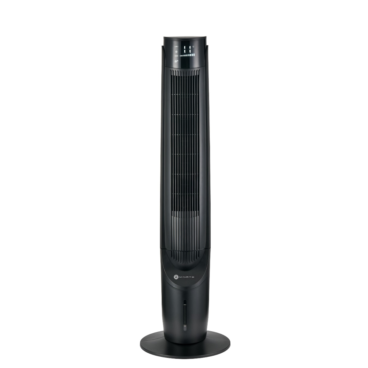 Minato-ventilador Enfriador De Torre Con Control Táctil, 3 Velocidades Y Pantalla Led, Oscilación Y Control Remoto Asas $3,499