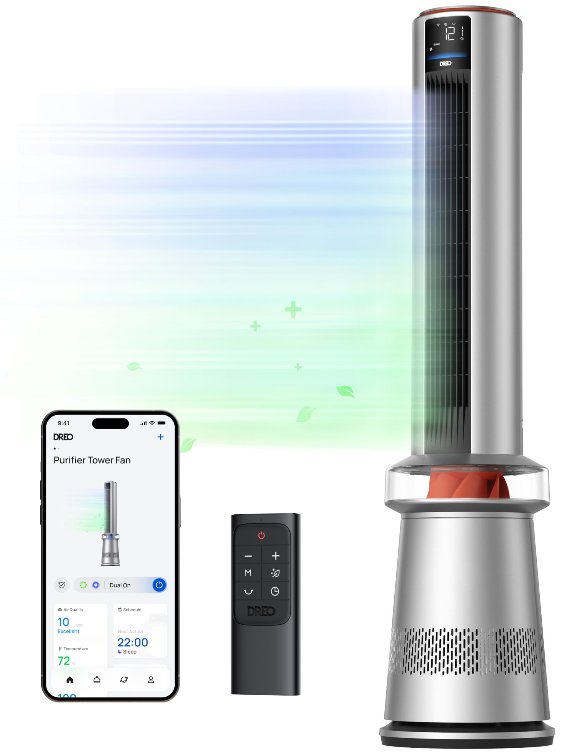 Ventilador de Torre Dreo con Control Remoto-Venta Internacional