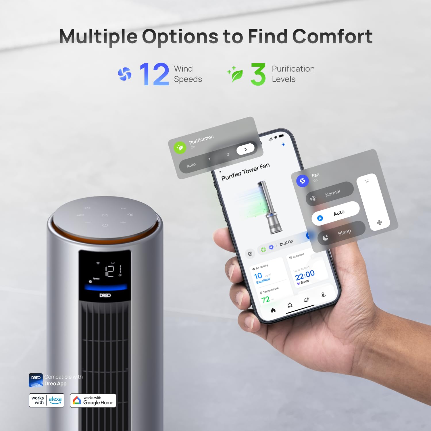 Foto 7 pulgar | Ventilador de Torre Dreo con Control Remoto-Venta Internacional