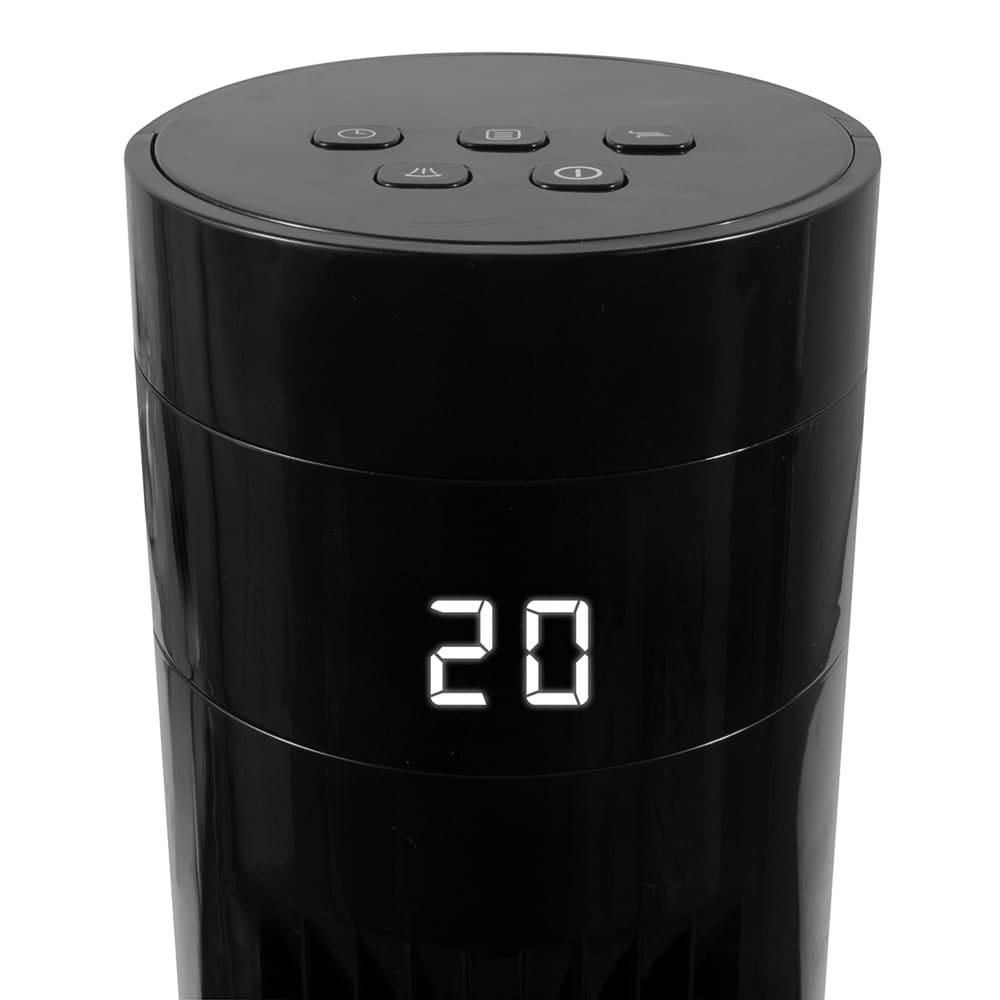 Foto 3 pulgar | Ventilador De Torre 36'' Digital Iusa Con Control Remoto 3 Velocidades Negro