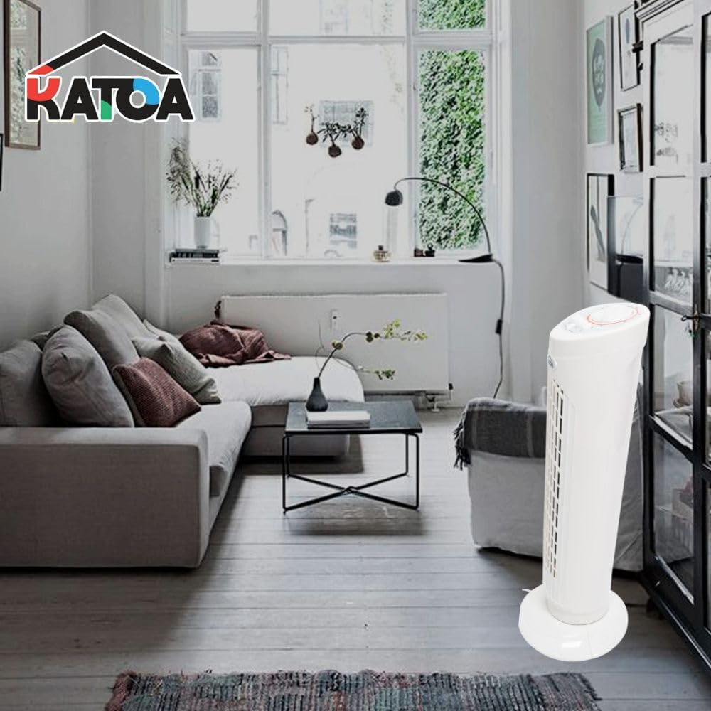 Foto 5 pulgar | Katoa Ventilador De Torre 29” Con 3 Velocidades Silencioso Y Compacto Para Interiores