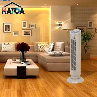 Foto 5 | Katoa Ventilador De Torre 29” Con 3 Velocidades Silencioso Y Compacto Para Interiores