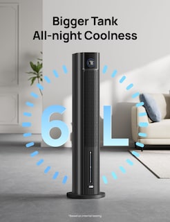 Foto 3 | Tower Fan Dreo 2025, 43 Ventiladores De Refrigeración Mejorados, 6l, Oscilantes De 85° - Venta Internacional.