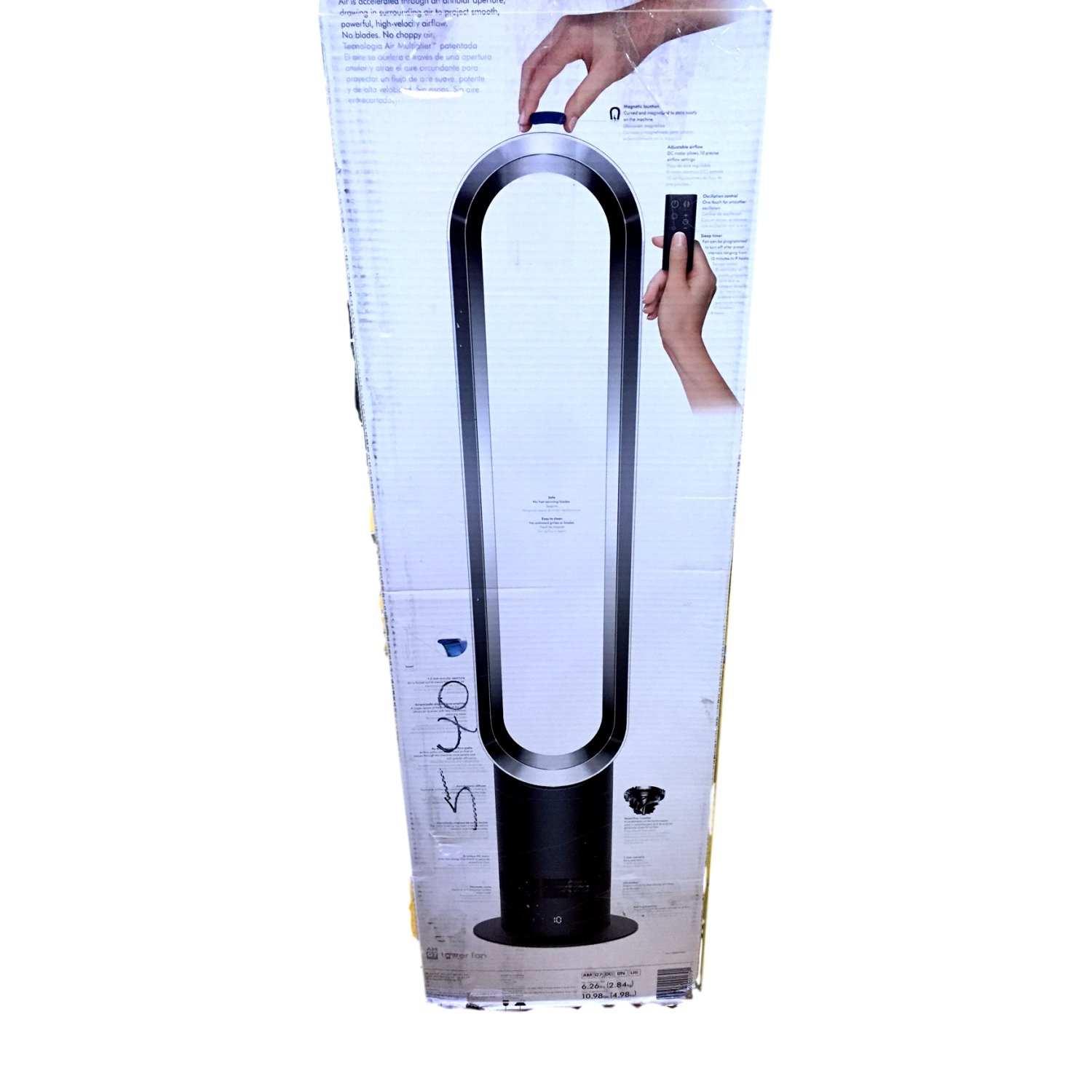 Foto 2 pulgar | Ventilador De Torre Dyson Cool Am07 Air Multiplier, Fds, Neg - Venta Internacional.