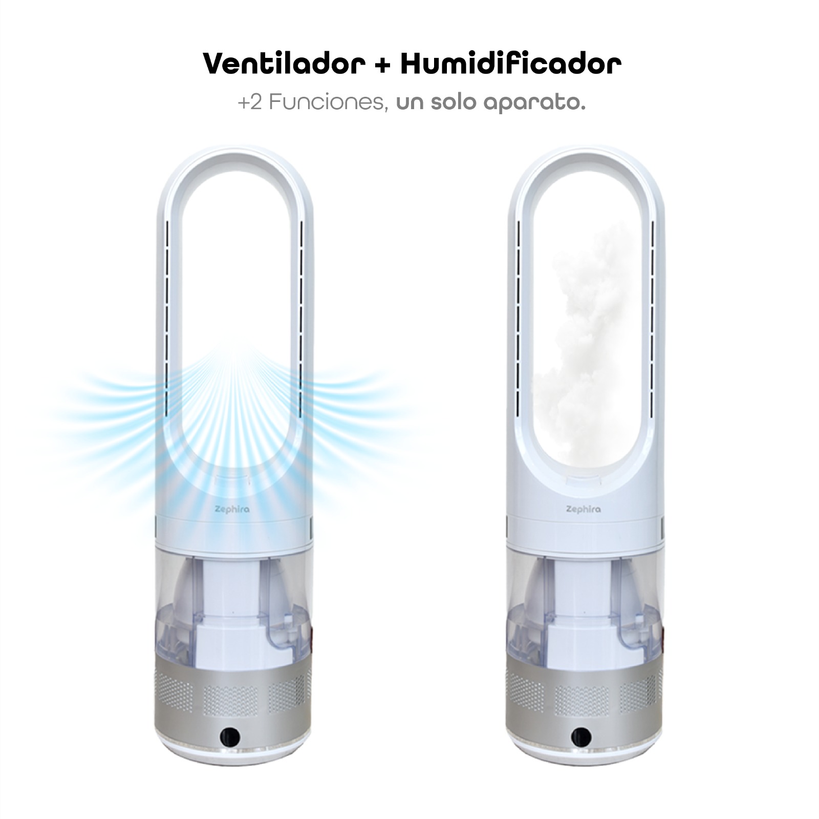 Foto 3 pulgar | Ventilador con Humidificador Zephira Lumiair