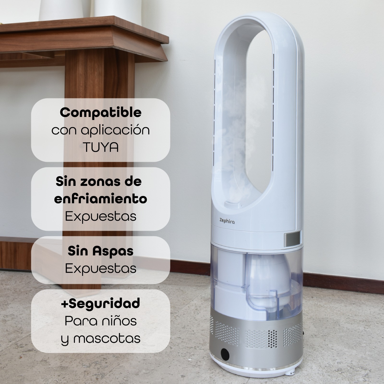 Foto 5 pulgar | Ventilador con Humidificador Zephira Lumiair