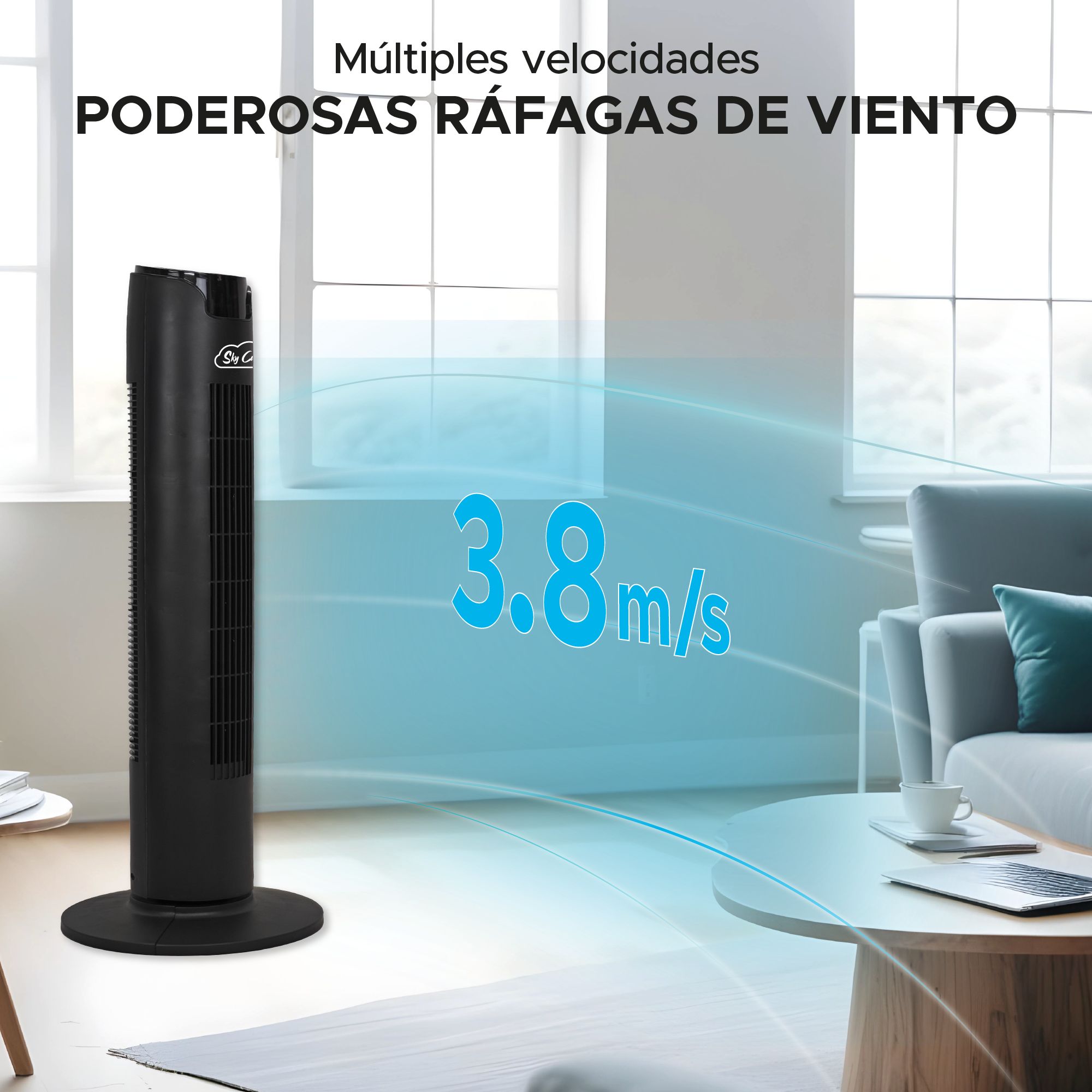 Foto 7 pulgar | Set De 2 Ventiladores De Torre Sky Care De 36 Pulgadas