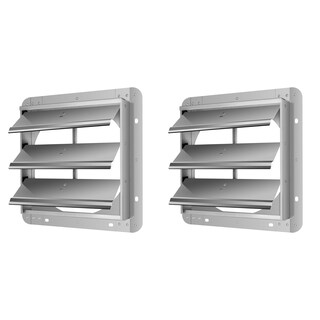 Foto 1 | Shutter Louver Vent Ipower De Aluminio Cuadrado De 16 Pulgadas, Paquete De 2 Unidades - Venta Internacional.