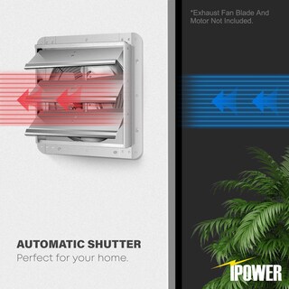 Foto 5 | Shutter Louver Vent Ipower De Aluminio Cuadrado De 14 Pulgadas, Paquete De 2 Unidades - Venta Internacional.