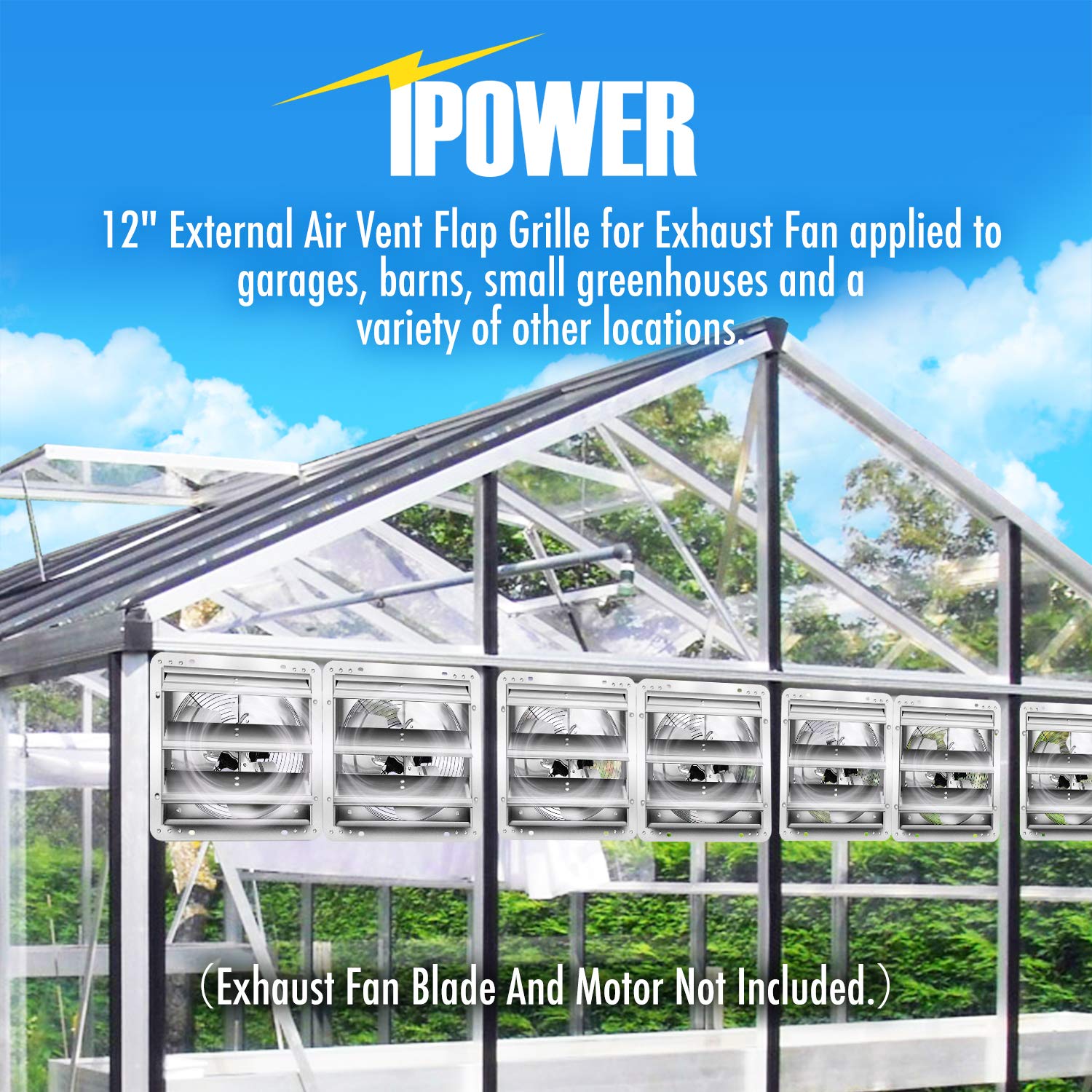 Foto 7 pulgar | Shutter Louver Vent Ipower De Aluminio Cuadrado De 14 Pulgadas, Paquete De 2 Unidades - Venta Internacional.