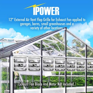 Foto 6 | Shutter Louver Vent Ipower De Aluminio Cuadrado De 14 Pulgadas, Paquete De 2 Unidades - Venta Internacional.