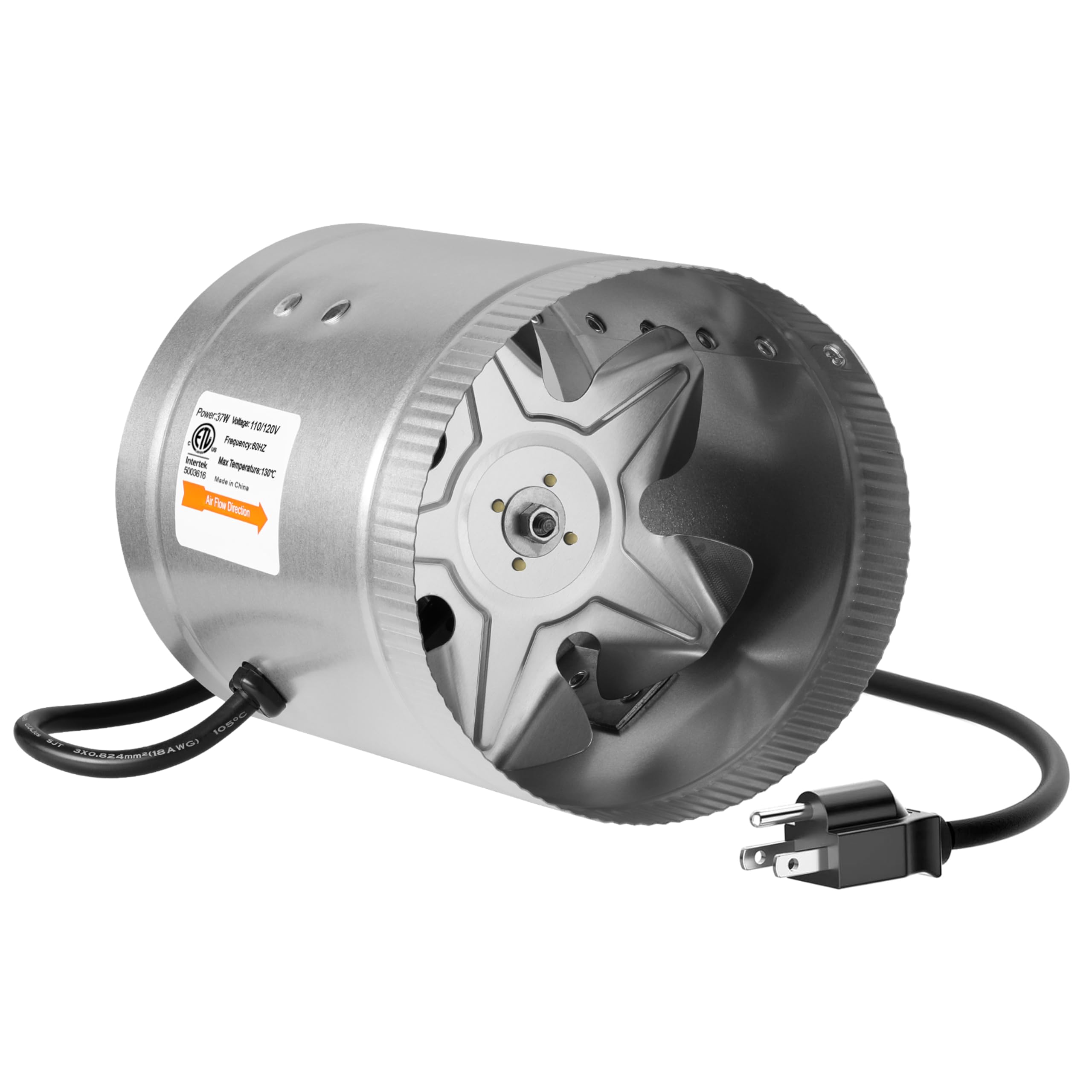 Foto 2 pulgar | Ventilador Inline Booster Ipower De 6 Pulgadas, 240 Cfm, Hvac, 37 W, 110 V - Venta Internacional.