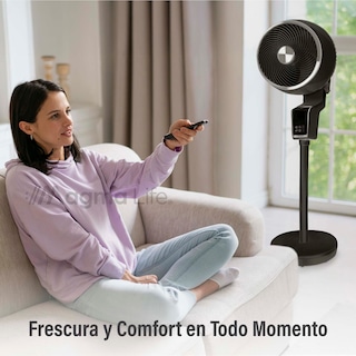 Foto 4 | Magma Life Ventilador De Pedestal 50w, Control Remoto, Pantalla Led, 3 Velocidades, Temporizador 12h, Difusor De A