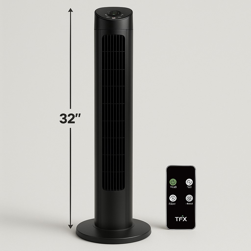 Foto 4 pulgar | Ventilador De Torre Thermoflex Aerozen 32 Pulgadas