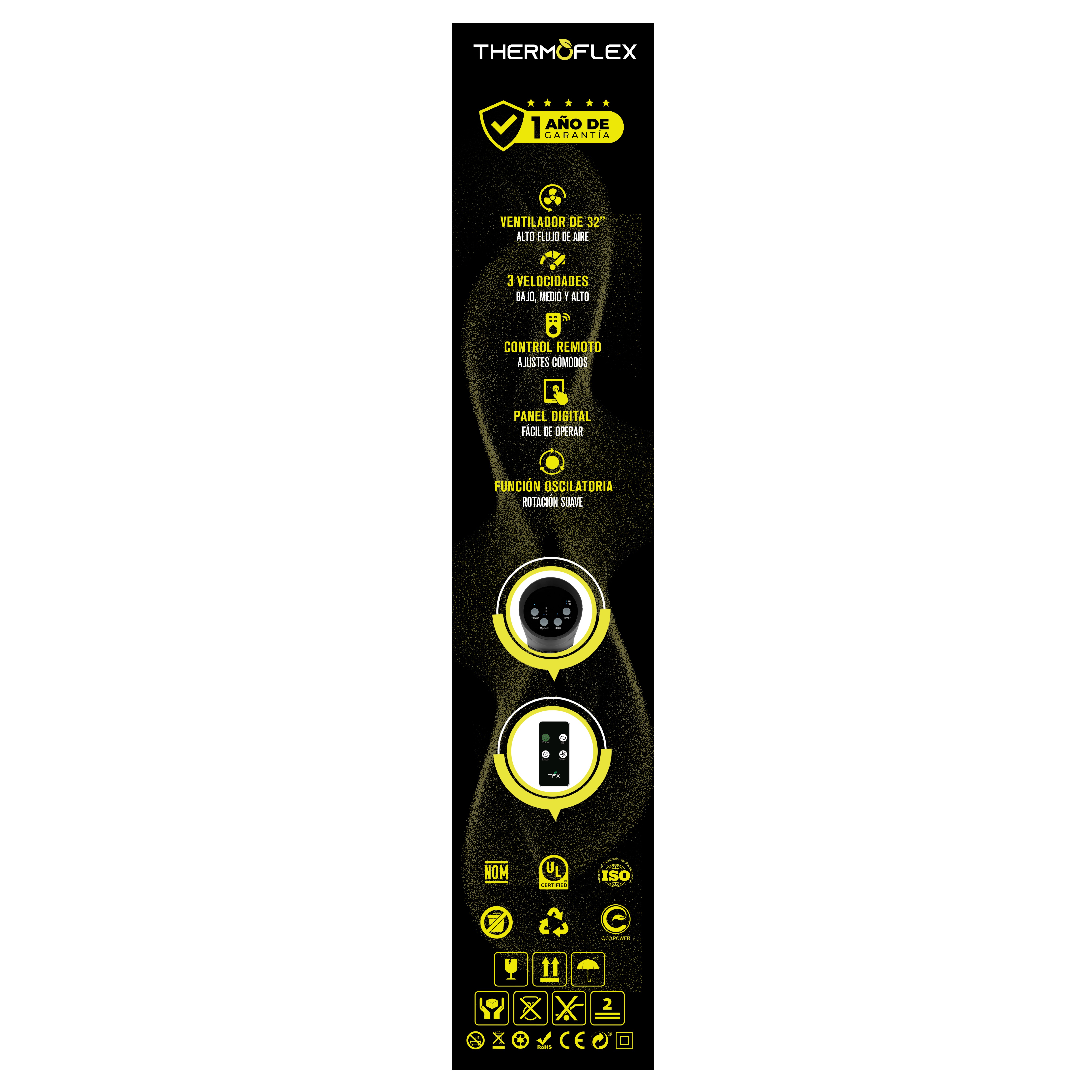 Foto 5 | Ventilador De Torre Thermoflex Aerozen 32 Pulgadas