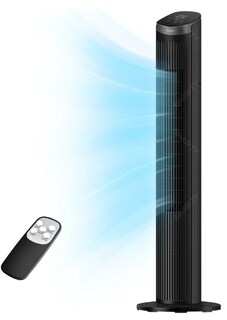 Foto 1 | Xtellar Torre Ventilador Premium De 100cm, Ultra Silencioso, Portátil Con Control Remoto, 5 Velocidades Y Temporizado