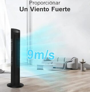 Foto 3 | Xtellar Torre Ventilador Premium De 100cm, Ultra Silencioso, Portátil Con Control Remoto, 5 Velocidades Y Temporizado
